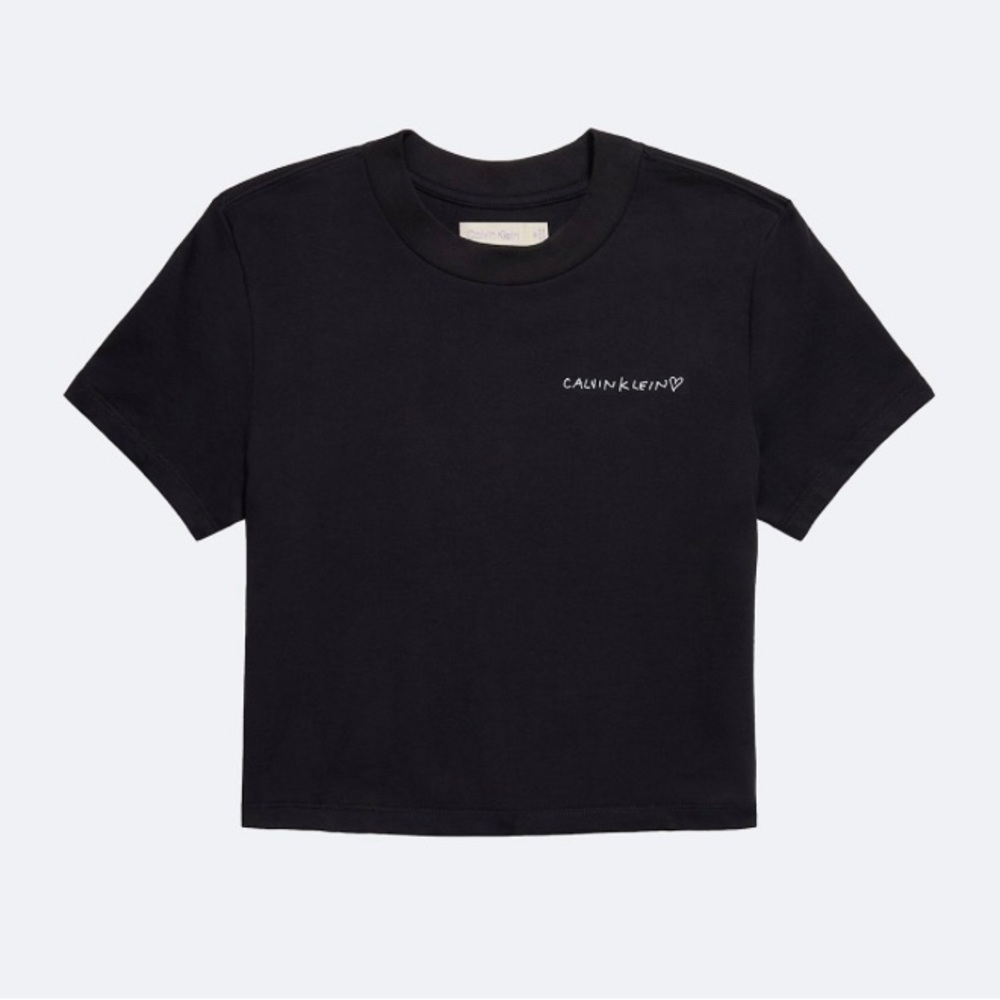 ISO Jennie Calvin Klein Black Baby Tee